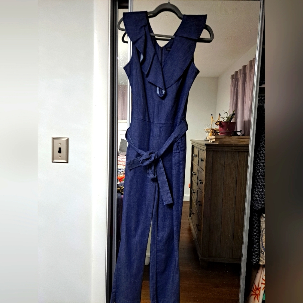 Denim Romper